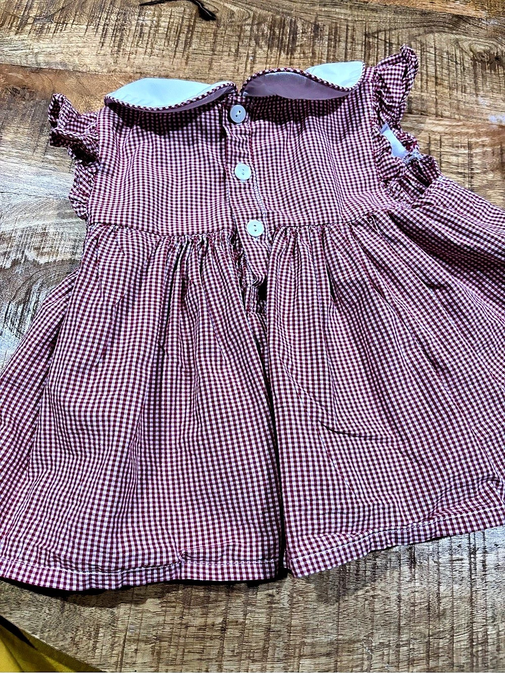 Saving Grace Smocks Baby Gingham Dress Size 18M Like New